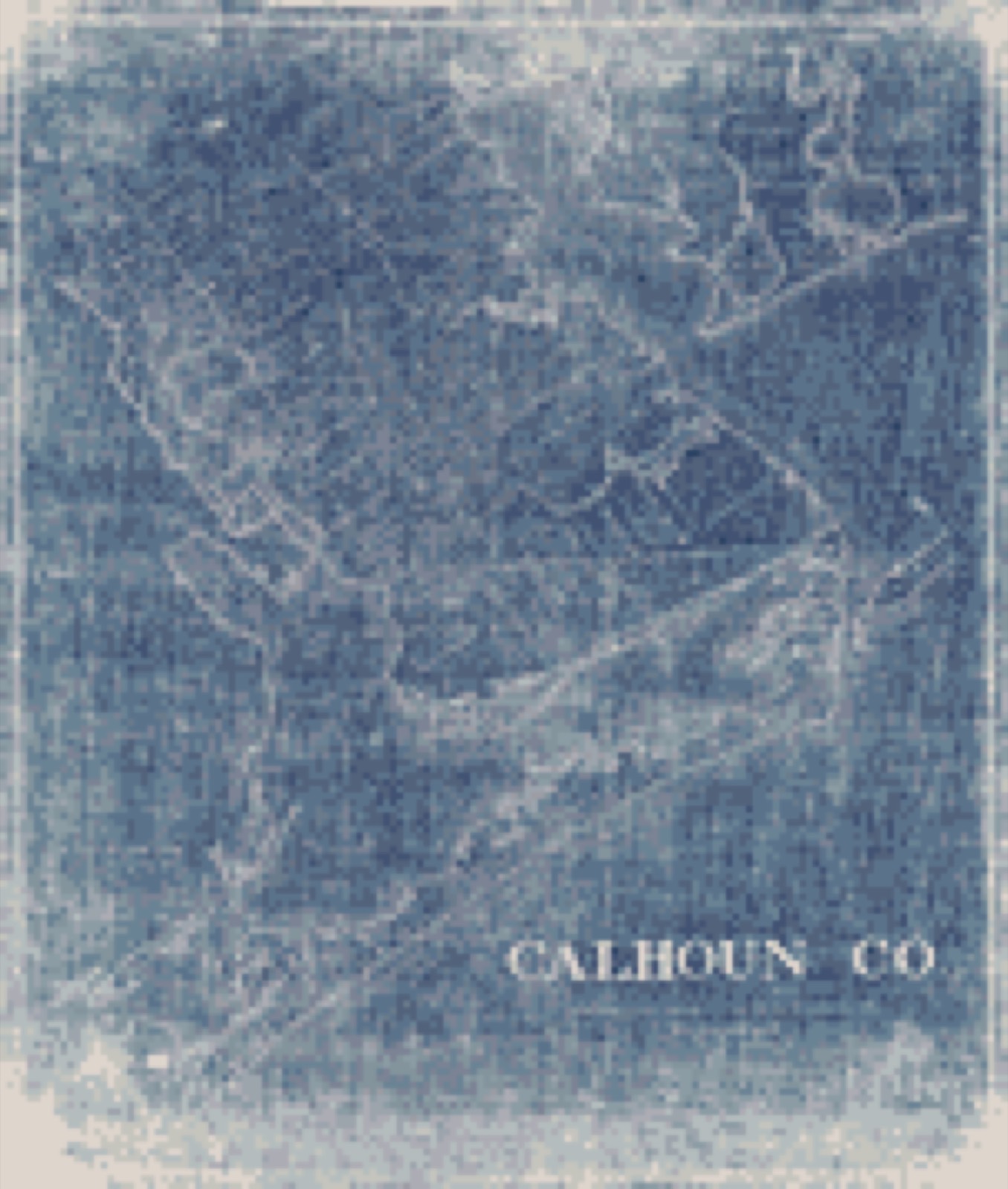 Land ownership map, 1919 - Calhoun Co