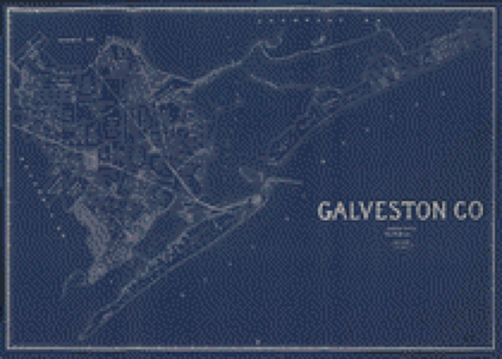 Land ownership map, 1891 - Galveston Co