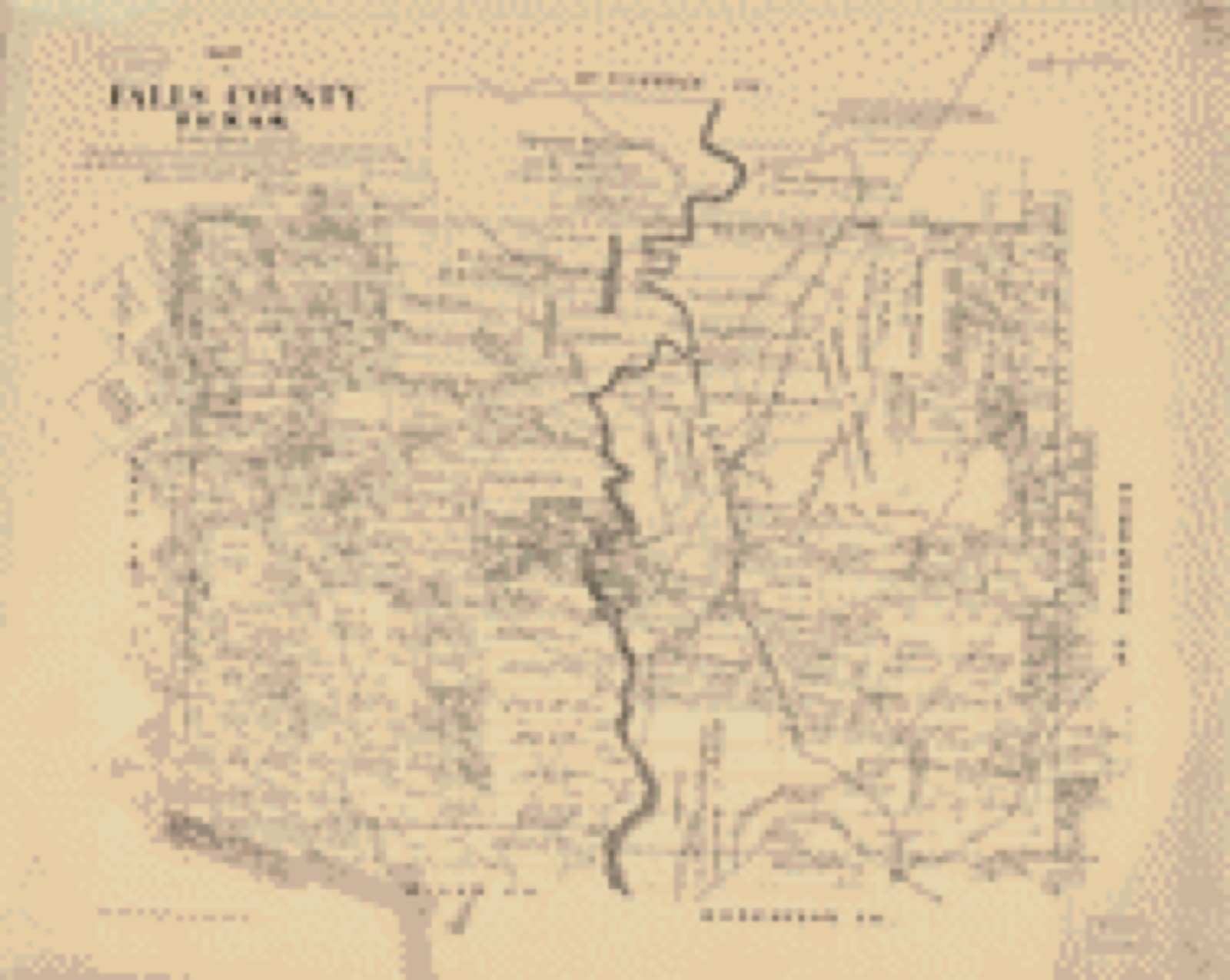 Land ownership map, 1879 - Map of Falls County, Texas