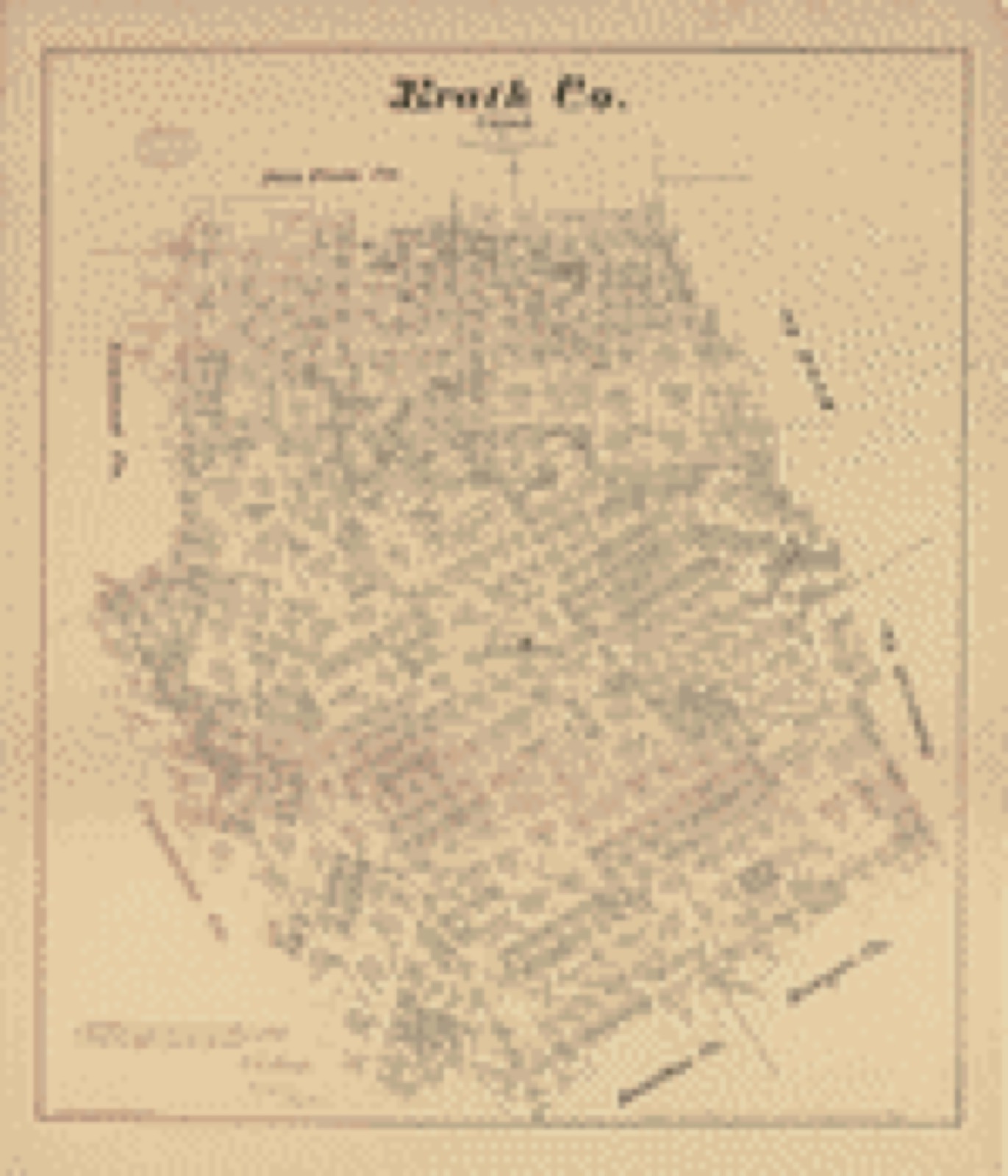 Land ownership map, 1879 - Erath Co., Texas