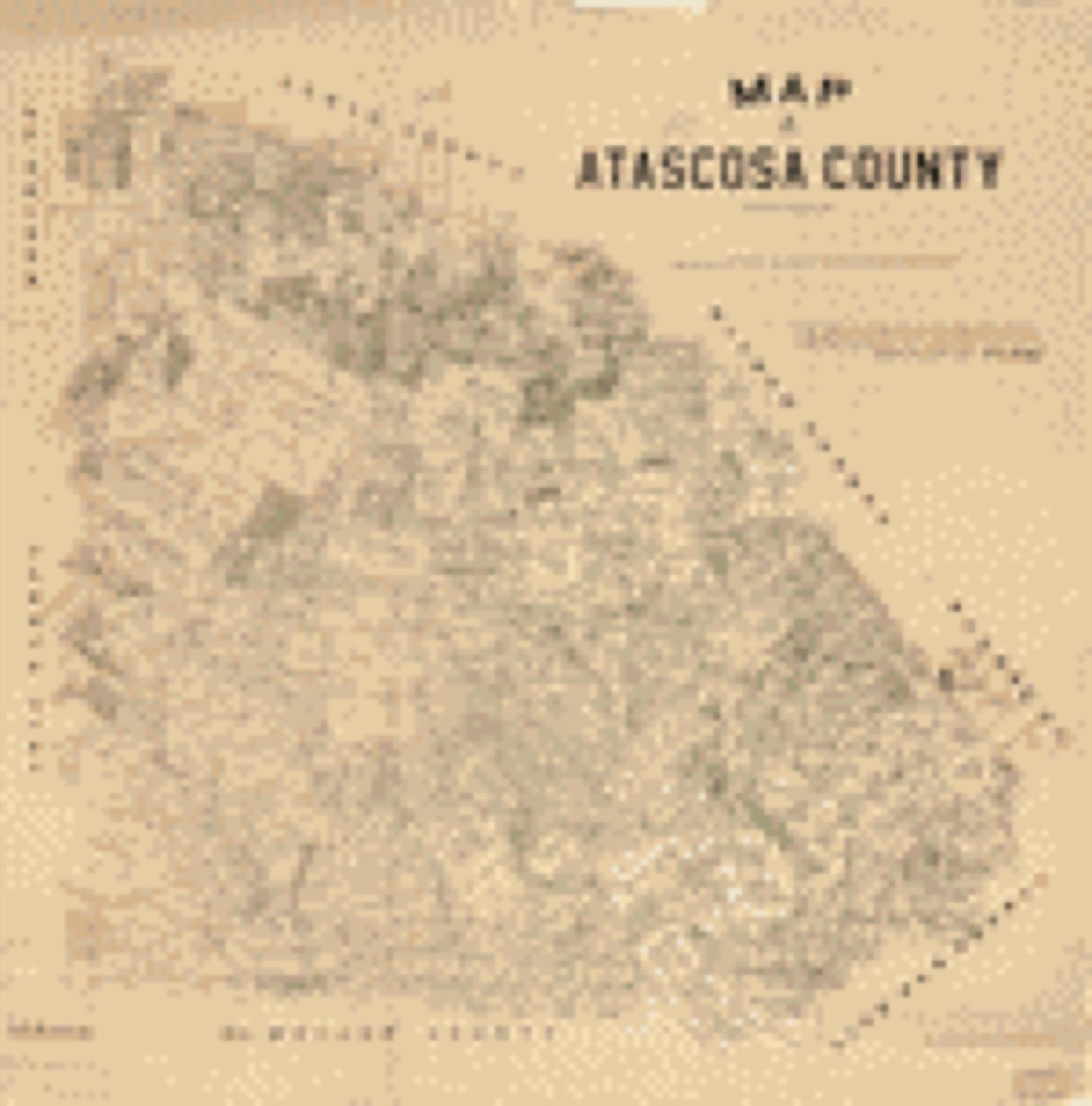 Land ownership map, 1879 - Map of Atascosa County