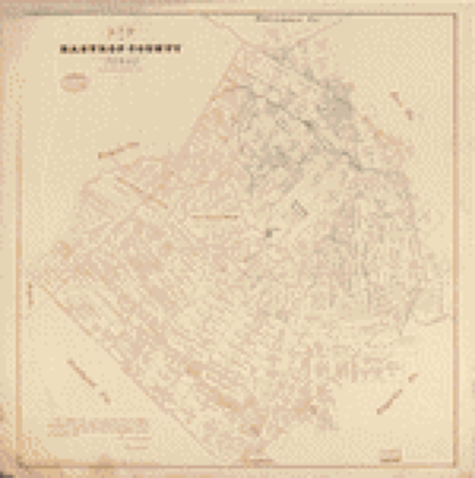 Land ownership map, 1879 - Map of Bastrop County, Texas