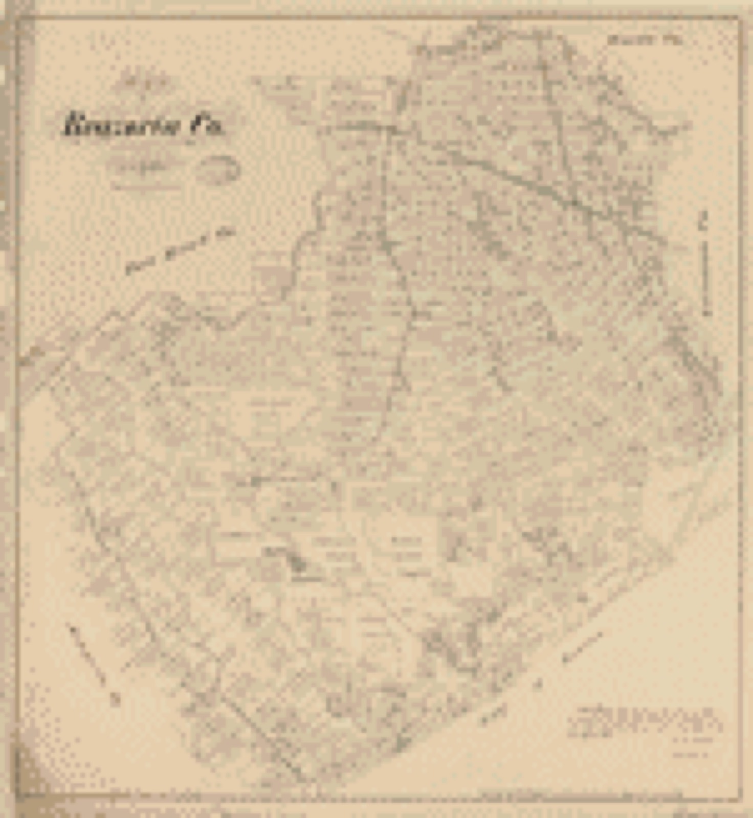 Land ownership map, 1879 - Map of Brazoria Co., Texas