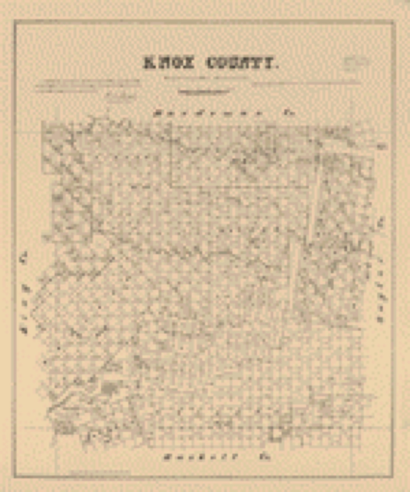 Land ownership map, 1880 - Knox County