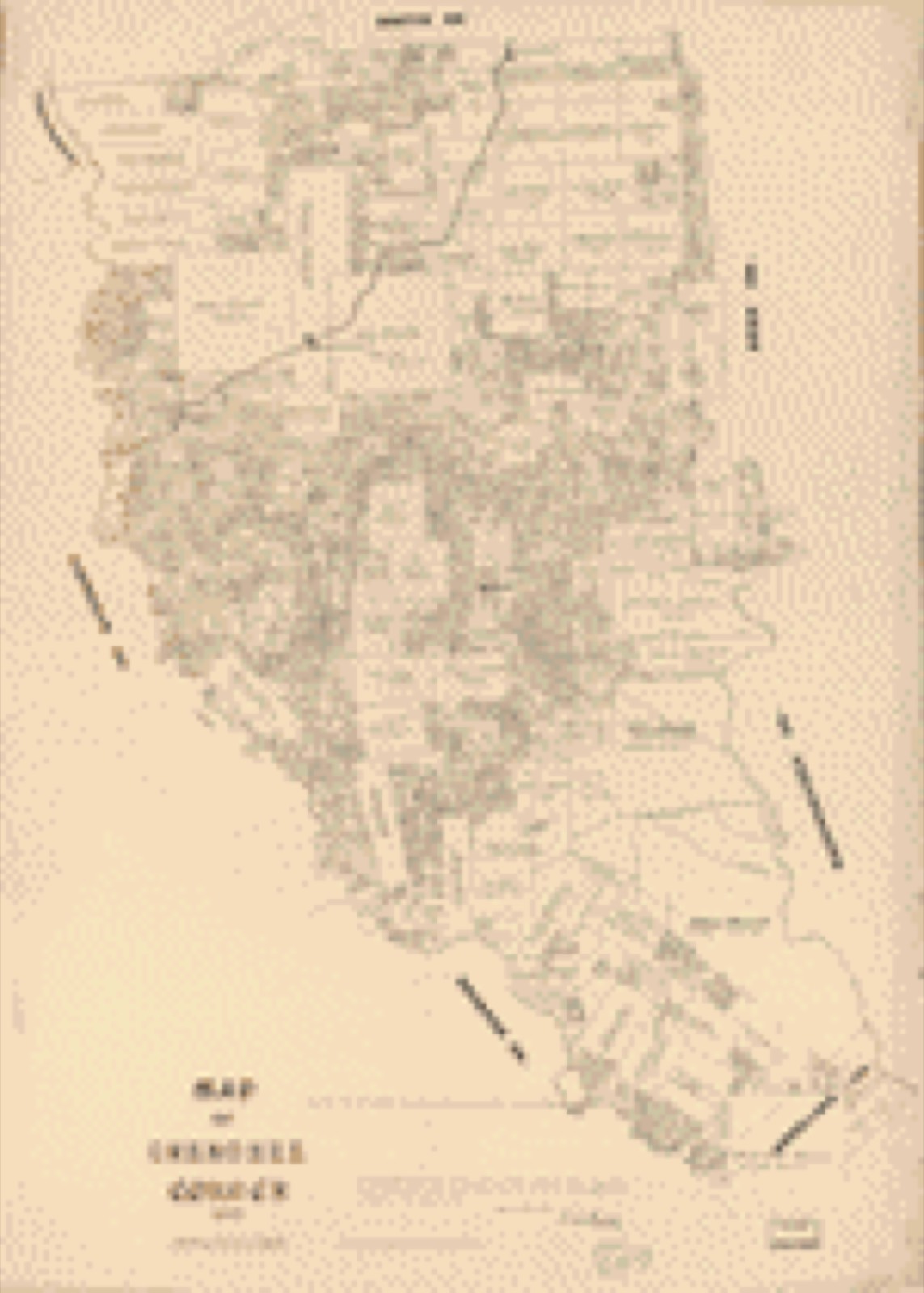 Land ownership map, 1879 - Map of Cherokee County, 1879