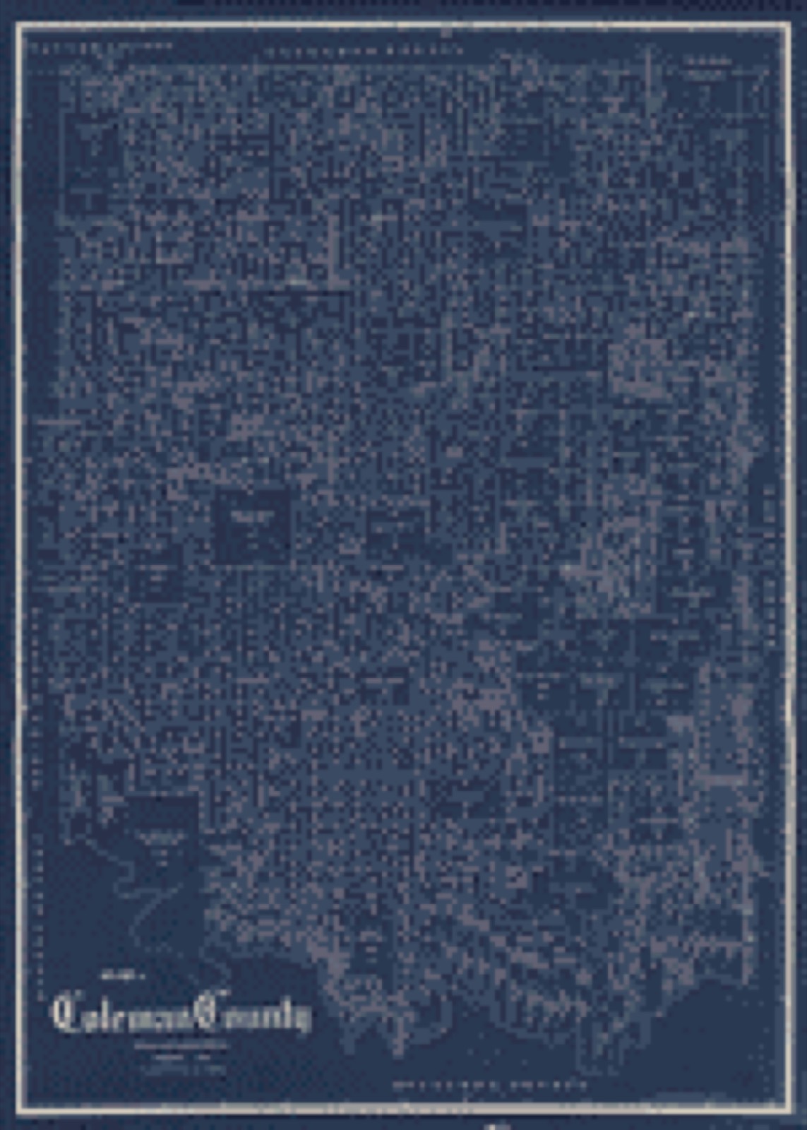 Land ownership map, 1897 - Map of Coleman County