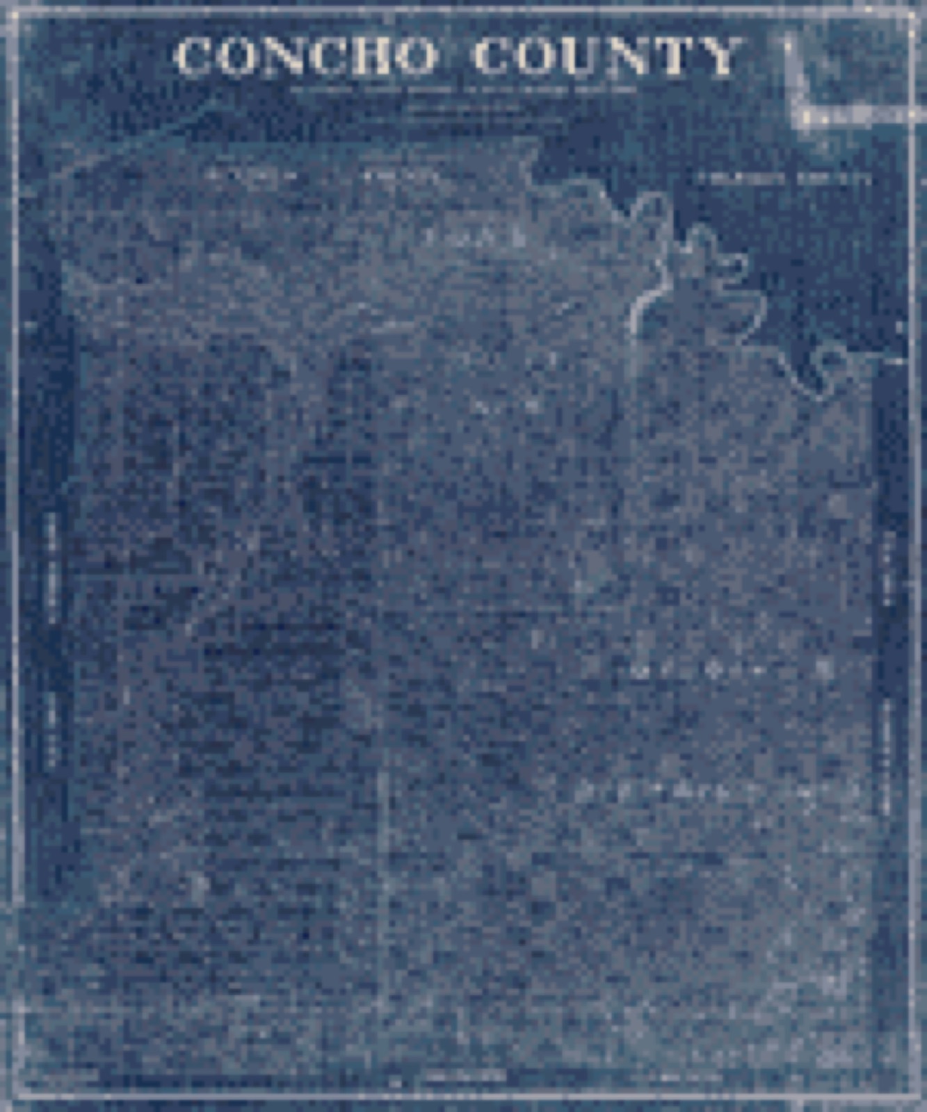 Land ownership map, 1897 - Concho County