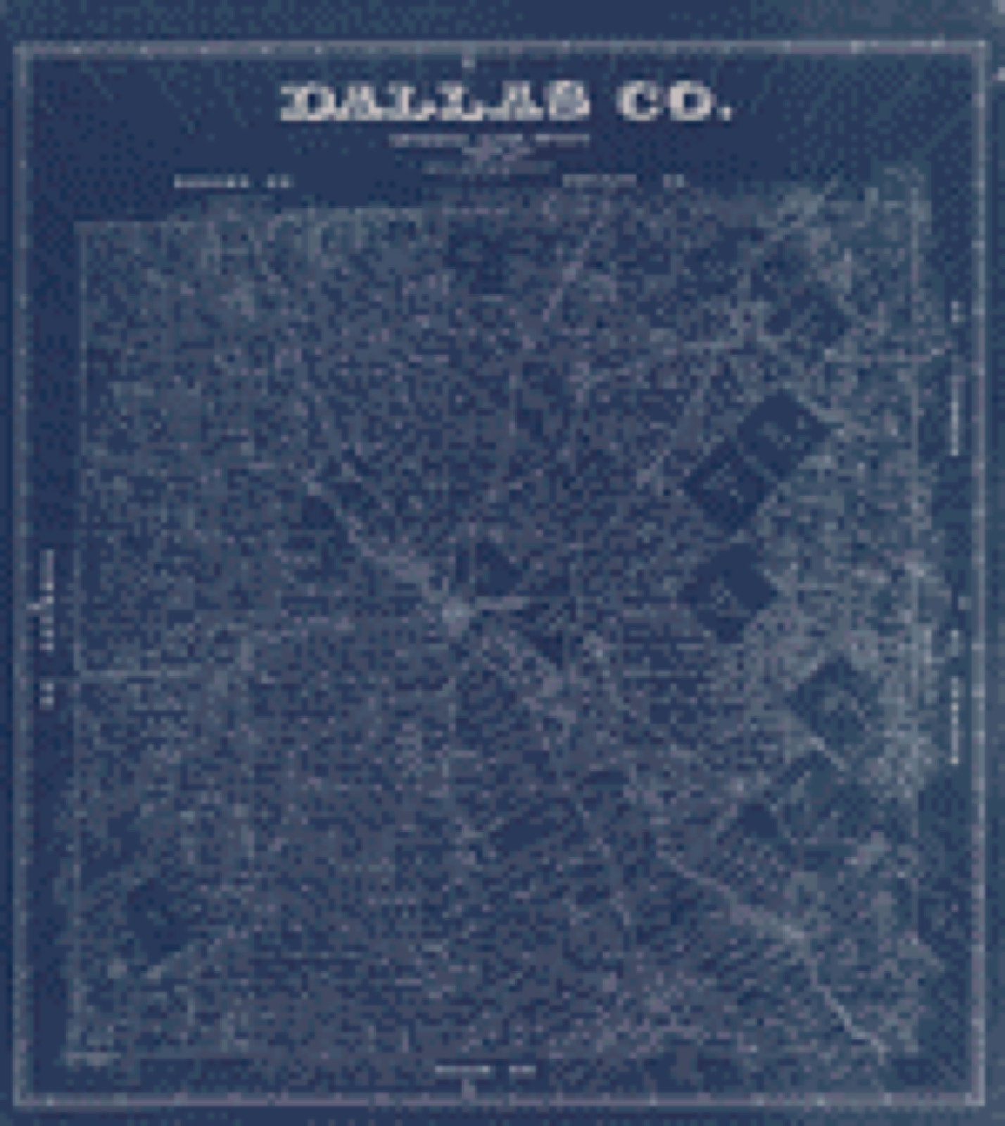 Land ownership map, 1884 - Dallas Co., Texas