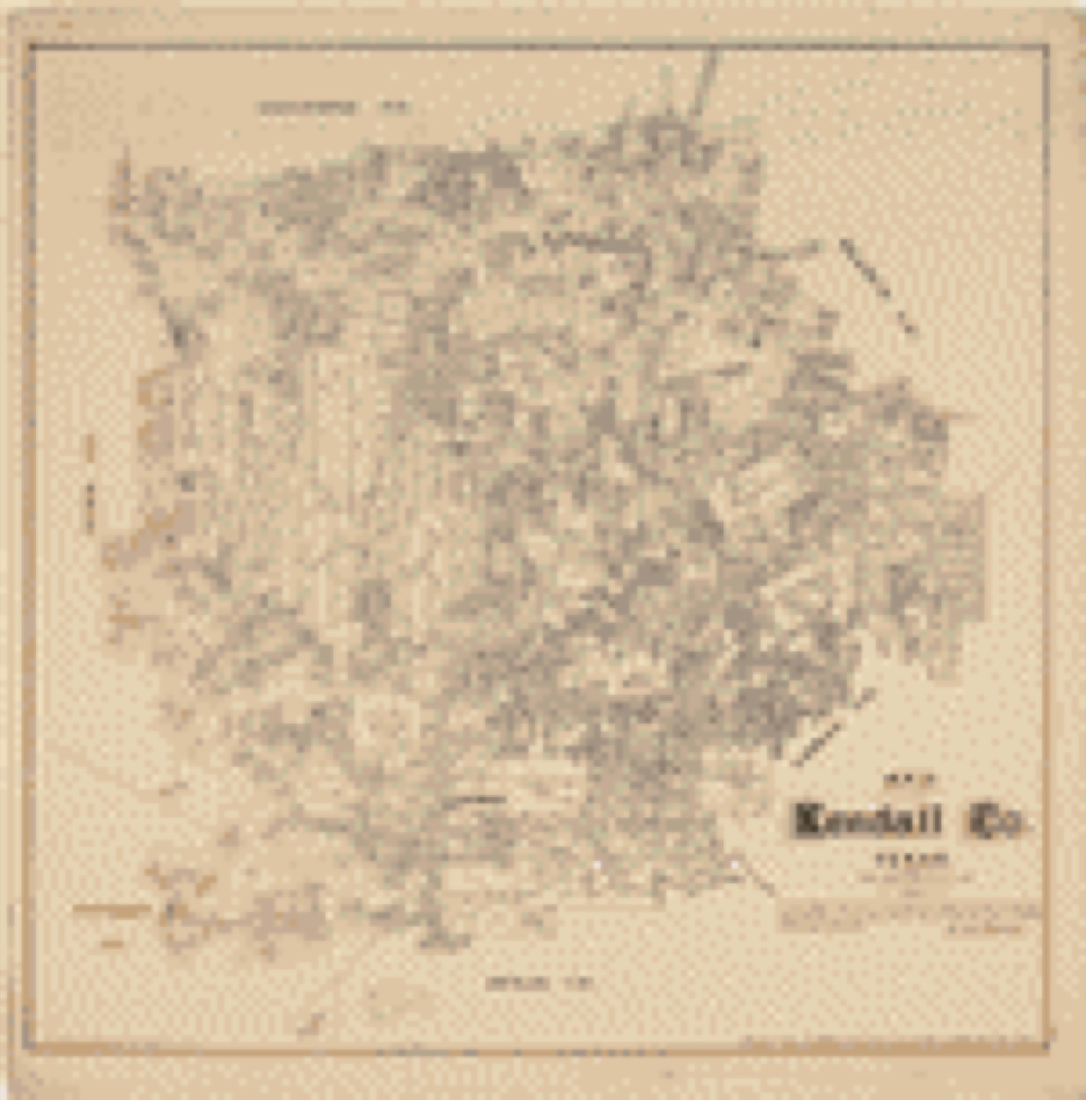 Land ownership map, 1879 - Map of Kendall Co., Texas