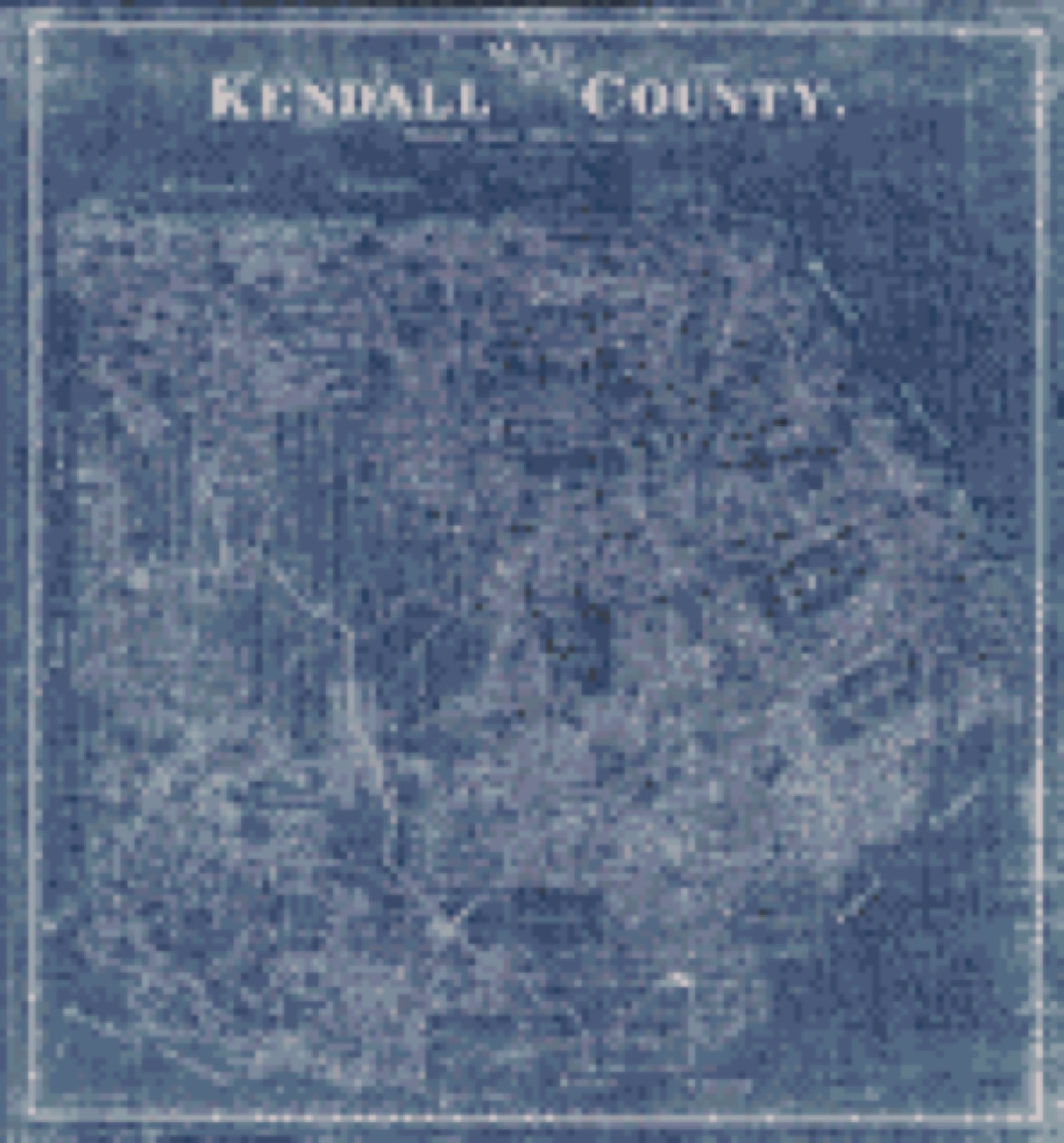Land ownership map, 1899 - Map of Kendall County