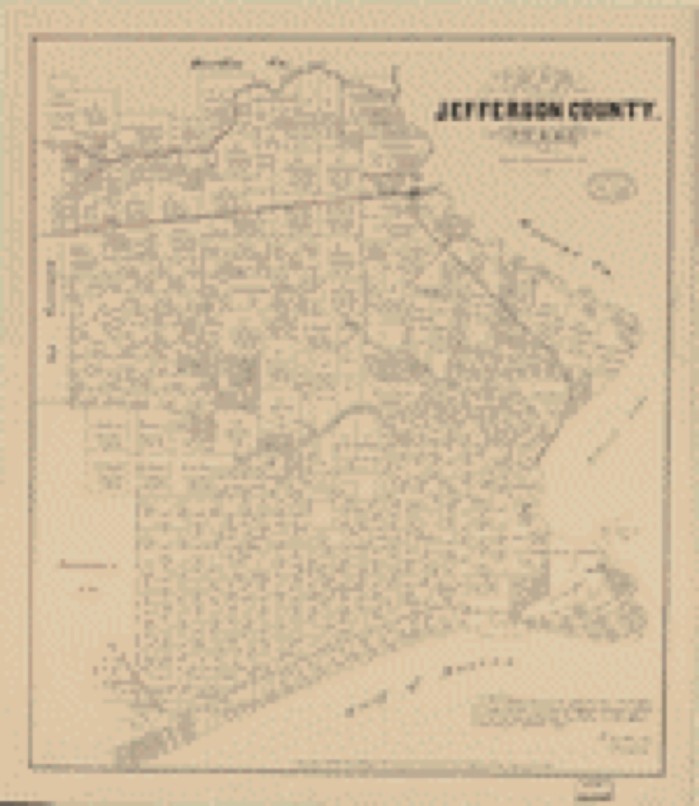 Land ownership map, 1879 - Map Jefferson County, Texas