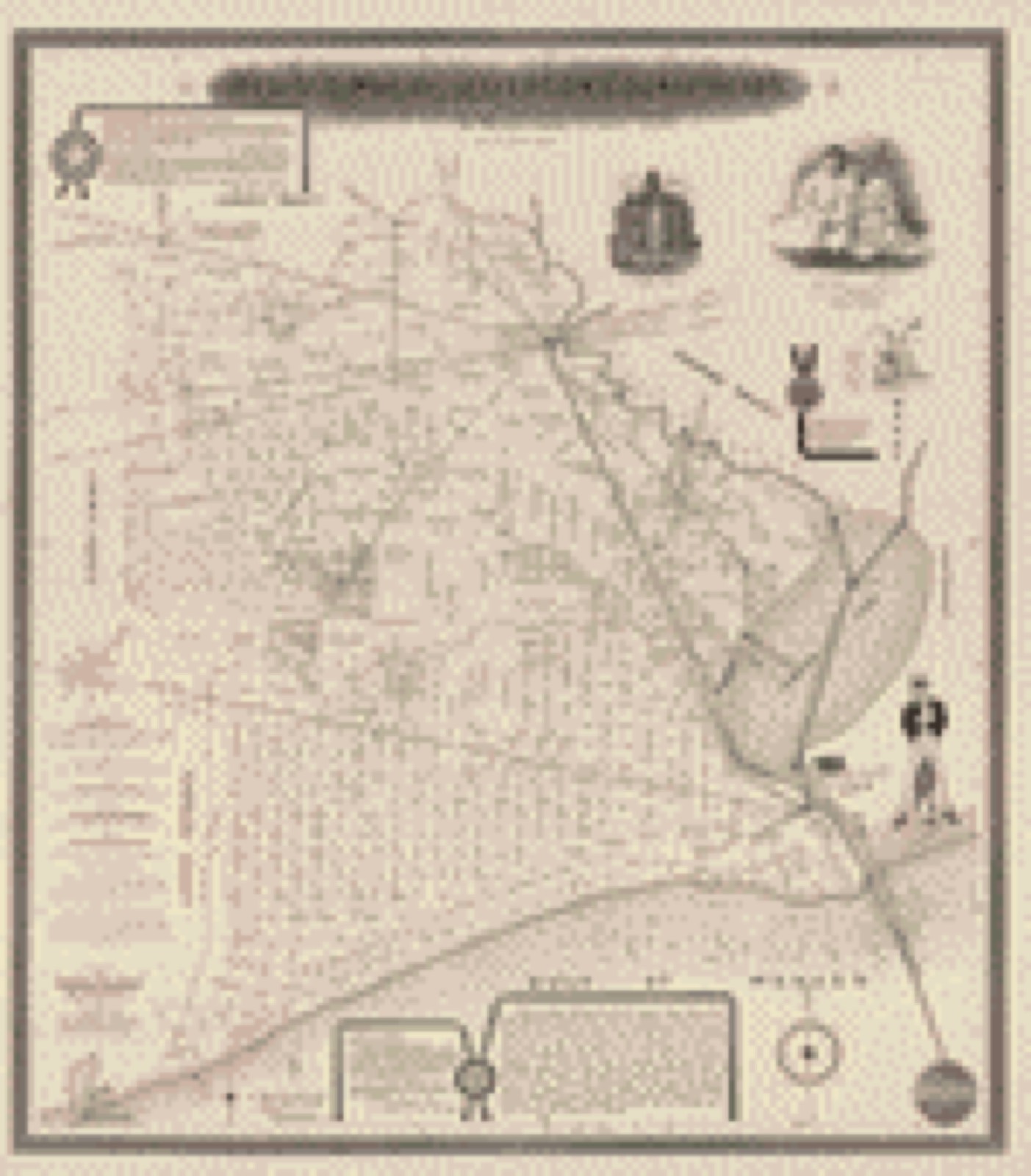 Land ownership map, 1898 - Revised map of Jefferson County, Texas : showing land surveys, railroads and water ways
