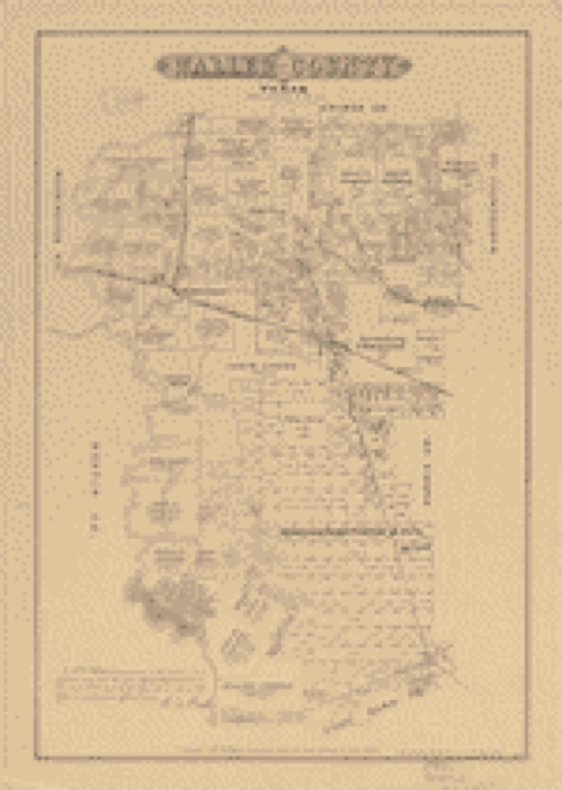 Land ownership map, 1879 - Waller County, Texas