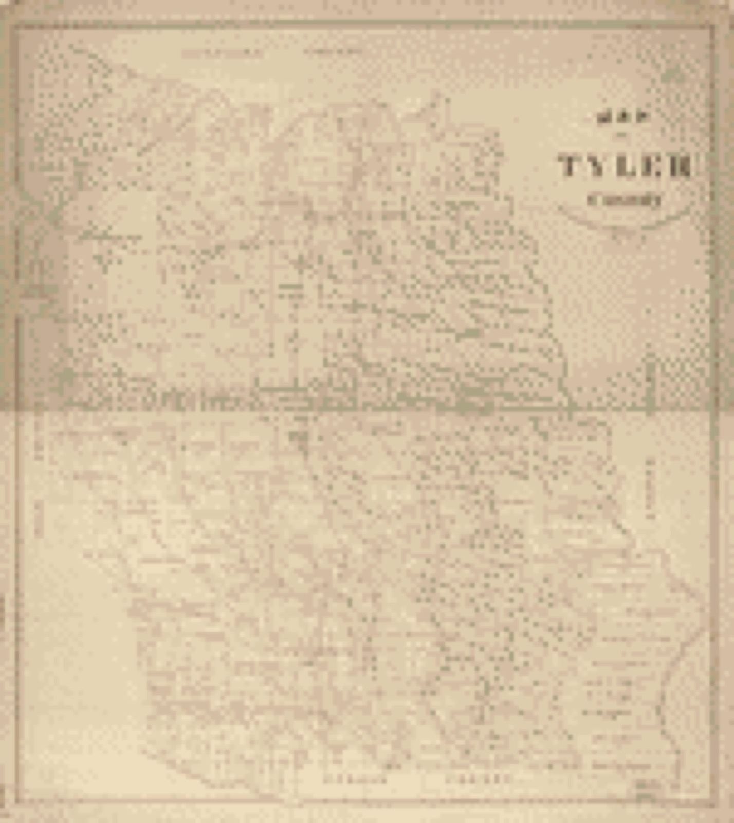 Land ownership map, 1898 - Map of Tyler County