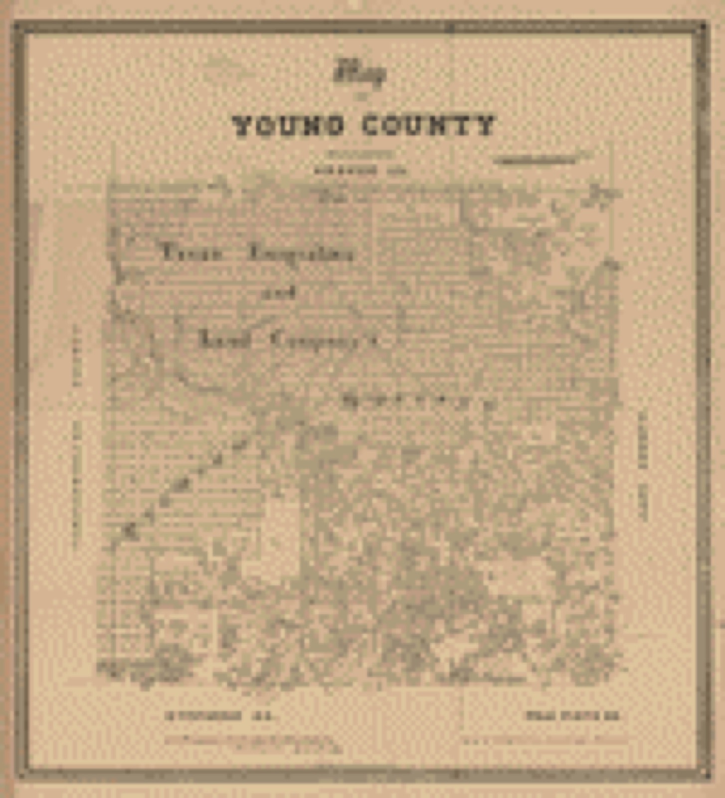 Land ownership map, 1880 - Map of Young County