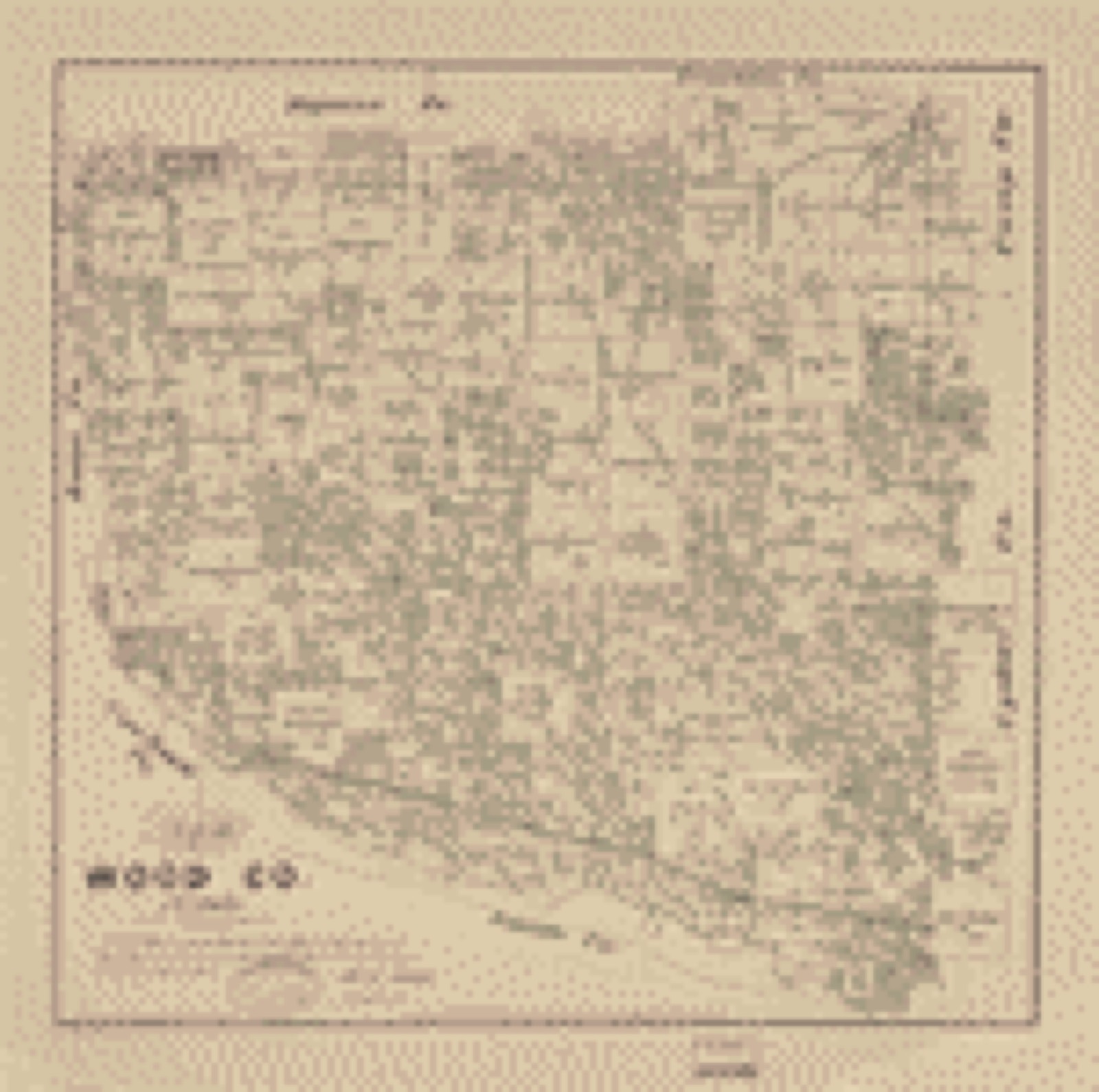 Land ownership map, 1879 - Map of Wood Co., Texas