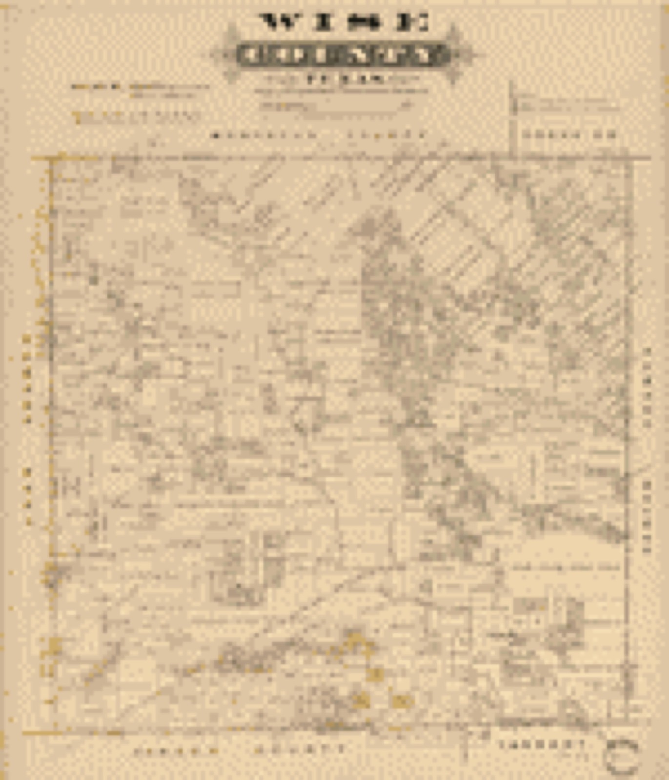 Land ownership map, 187? - Wise County, Texas