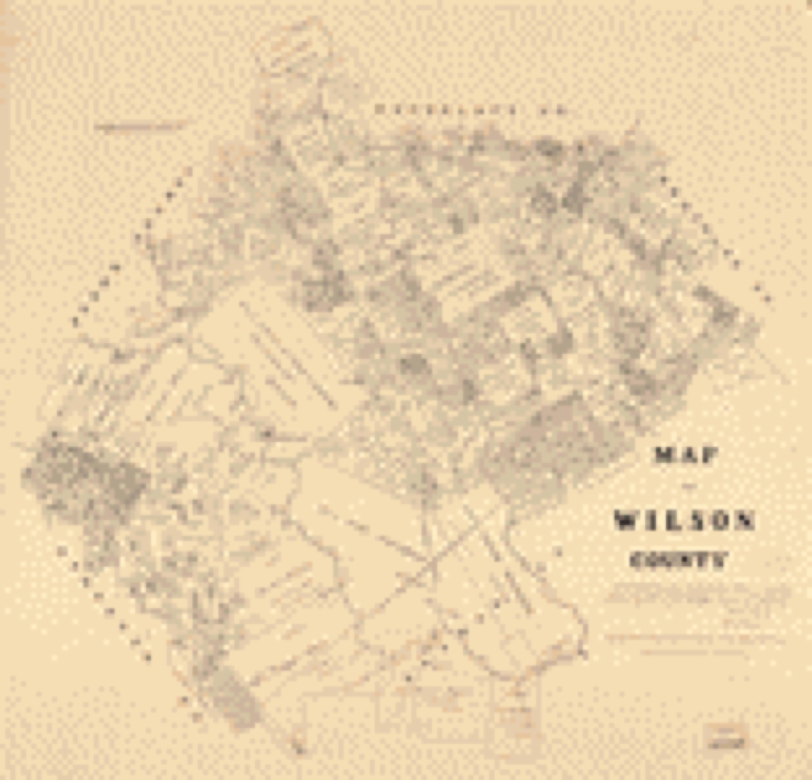 Land ownership map, 1879 - Map of Wilson County