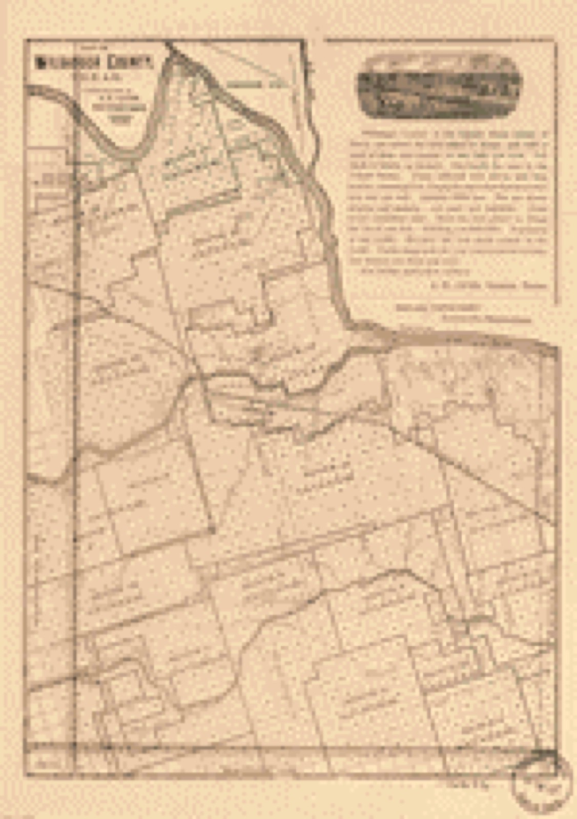 Land ownership map, undated - Map of Wilbarger County, Texas