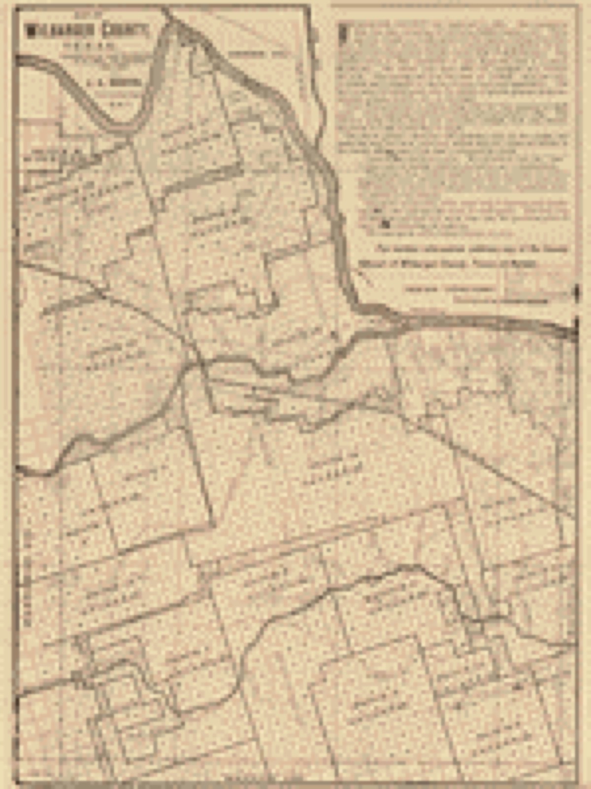 Land ownership map, 1887 - Map of Wilbarger County, Texas