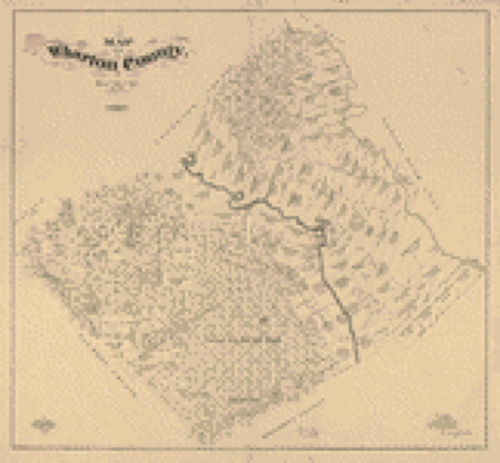 Land ownership map, 1895 - Map of Wharton County