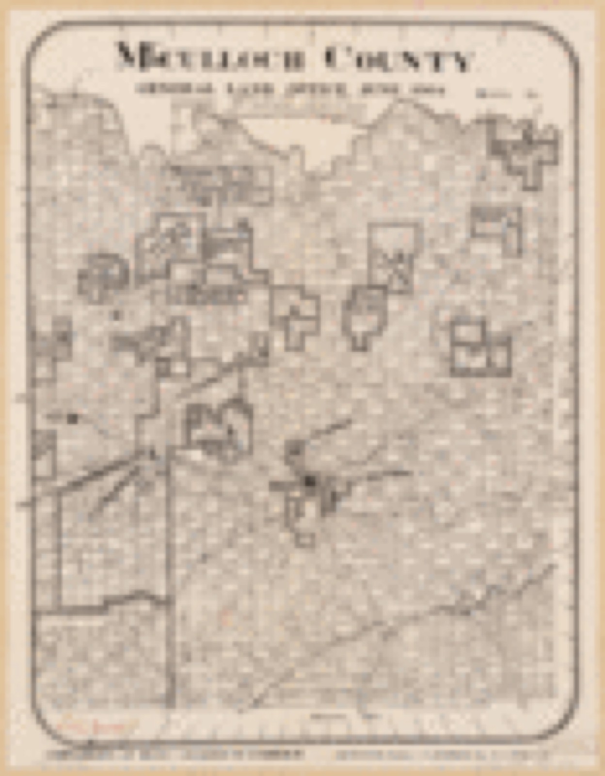 Land ownership map, 1917 - McCulloch County