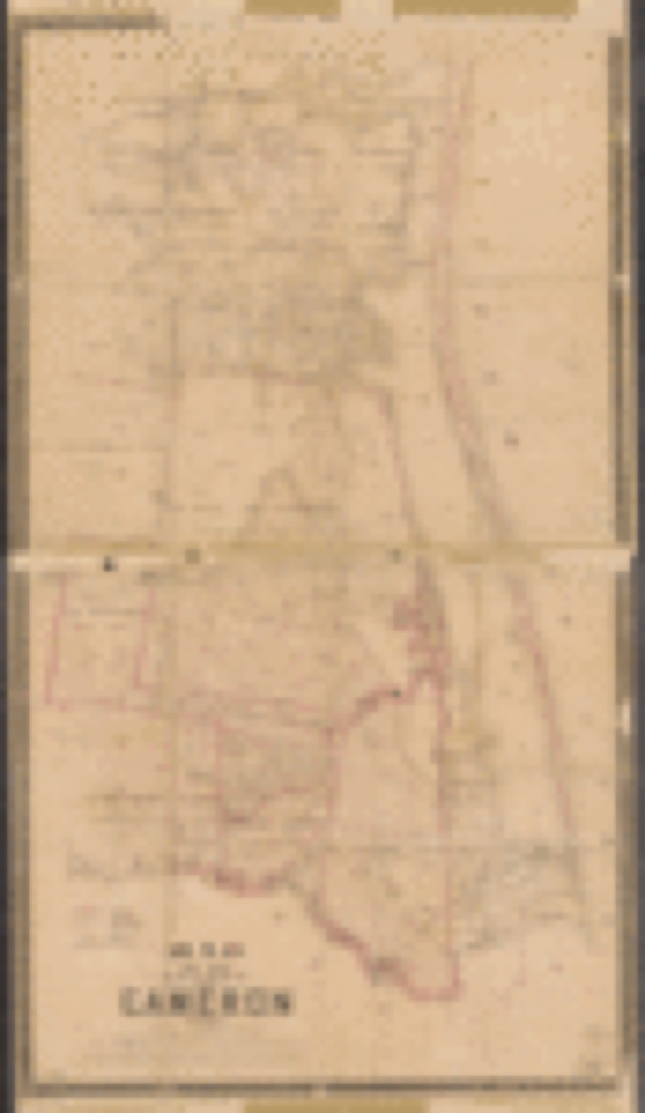 Land ownership map, 1884 - Map of the county of Cameron, Texas