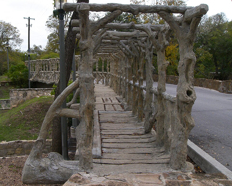 Photograph of Dionicio Rodriguez Bridge in Brackenridge Park