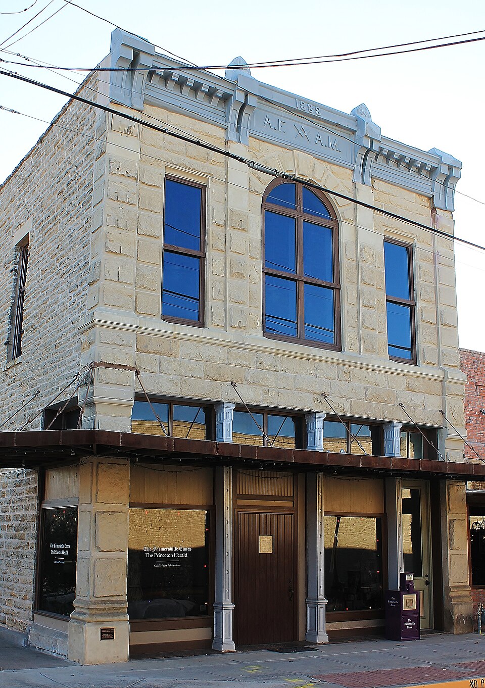 Photograph of Farmersville Masonic Lodge No. 214, A.F. and A.M.