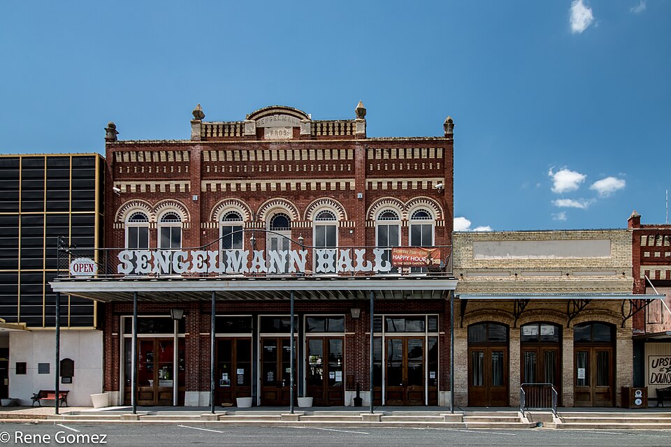 Photograph of Sengelmann Hall and City Meat Market Building