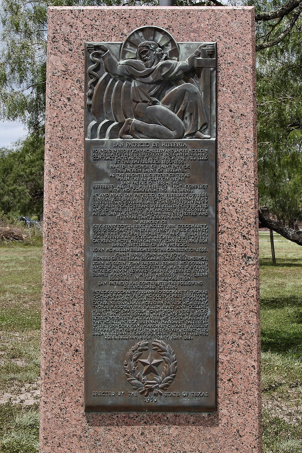 Photograph of San Patricio de Hibernia Monument