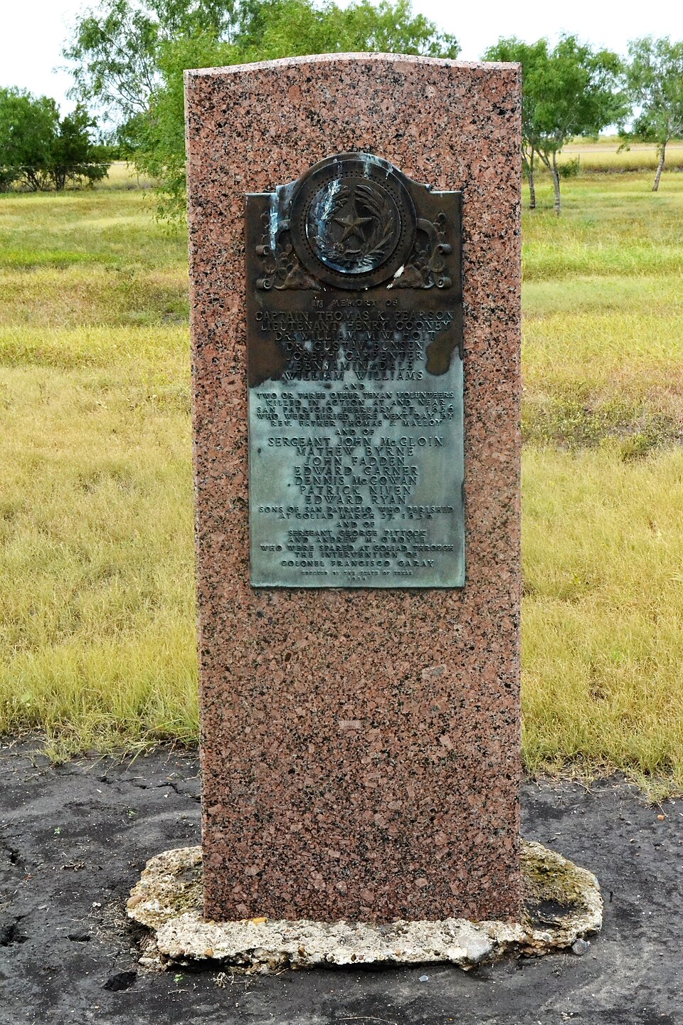 Photograph of Sons of San Patricio Monument