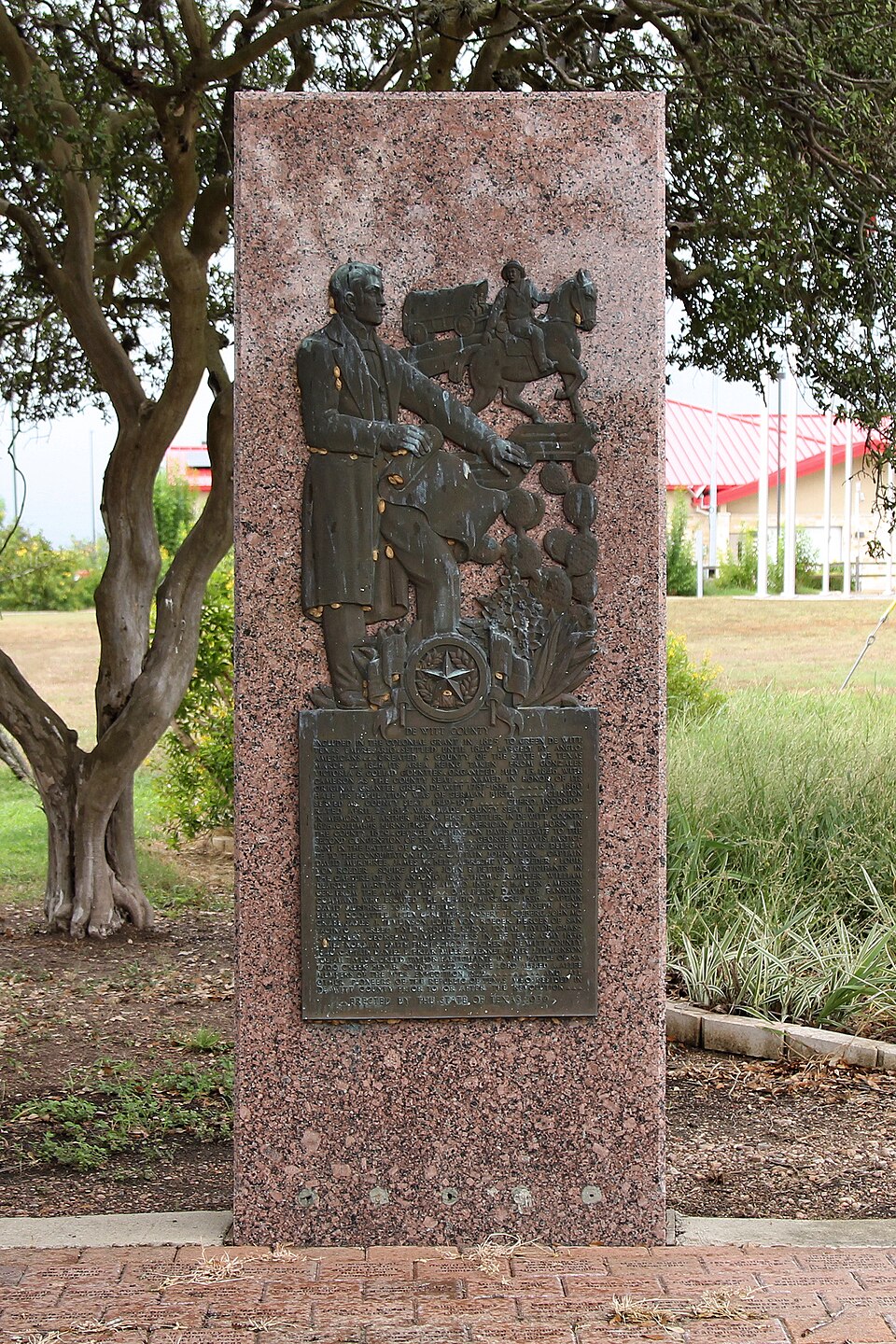 Photograph of DeWitt County Monument