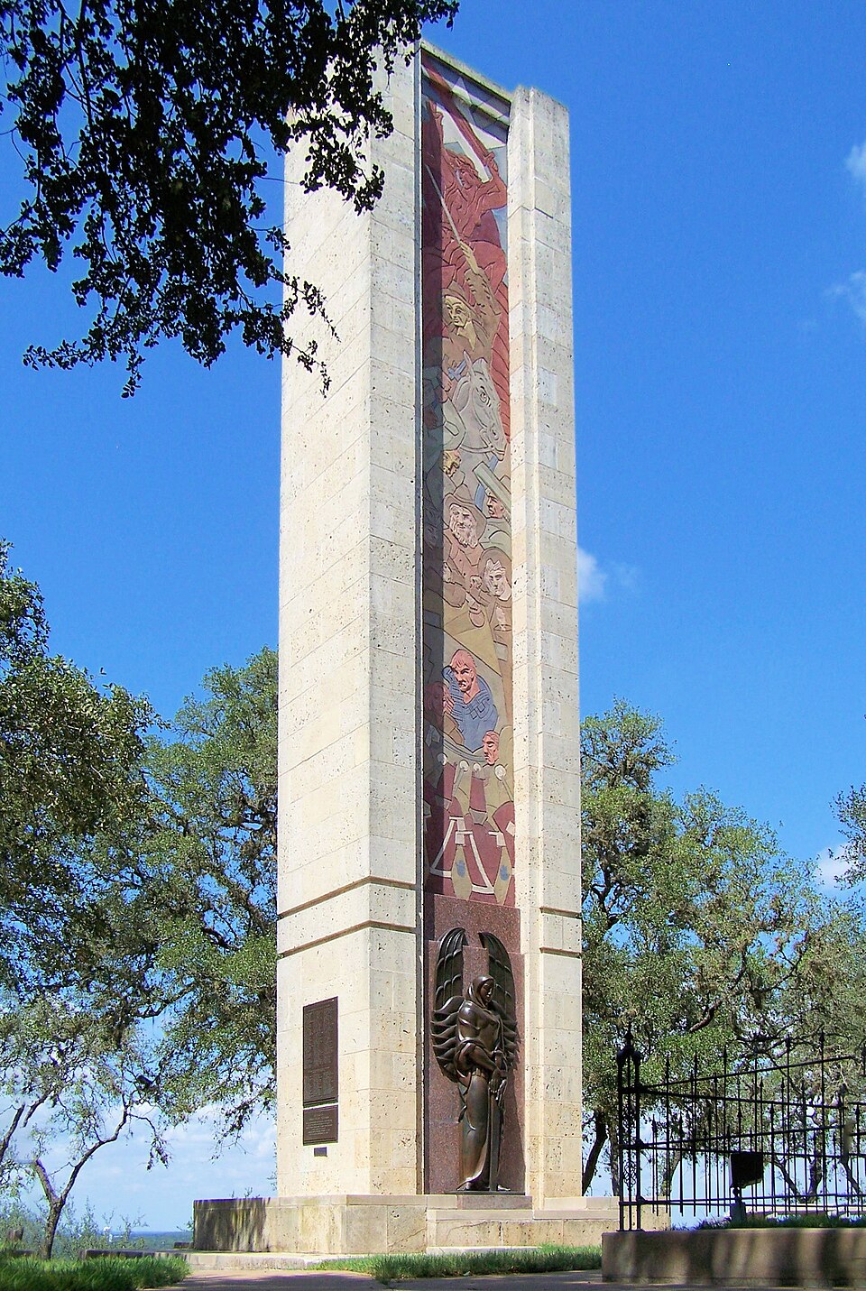 Photograph of Mier Expedition and Dawson's Men Monument and Tomb