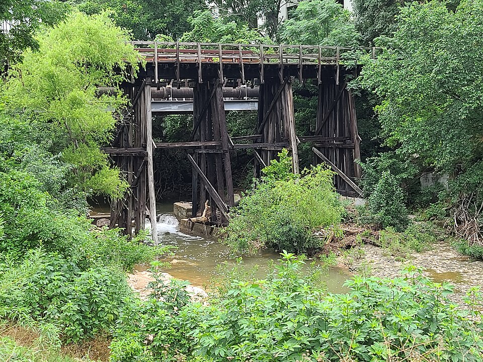 Photograph of Third Street Railroad Trestle