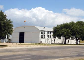 Photograph of Hangar 9, Brooks Air Force Base