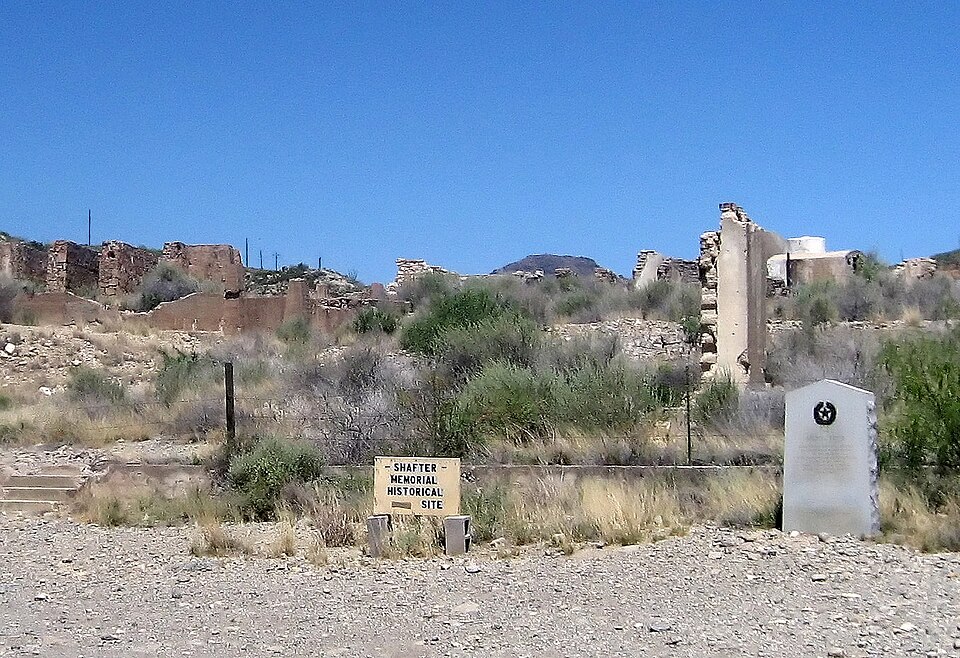 Photograph of Shafter Historic Mining District