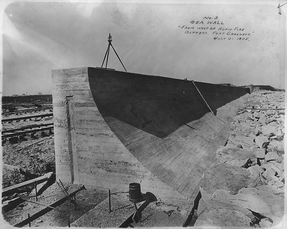 Photograph of Galveston Seawall
