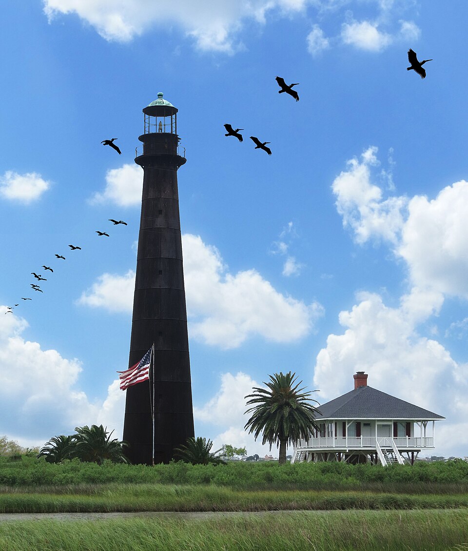 Photograph of Point Bolivar Lighthouse