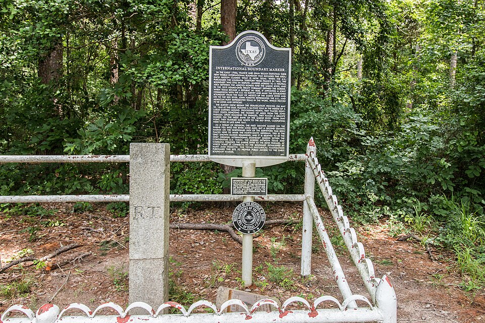 Photograph of International Boundary Marker