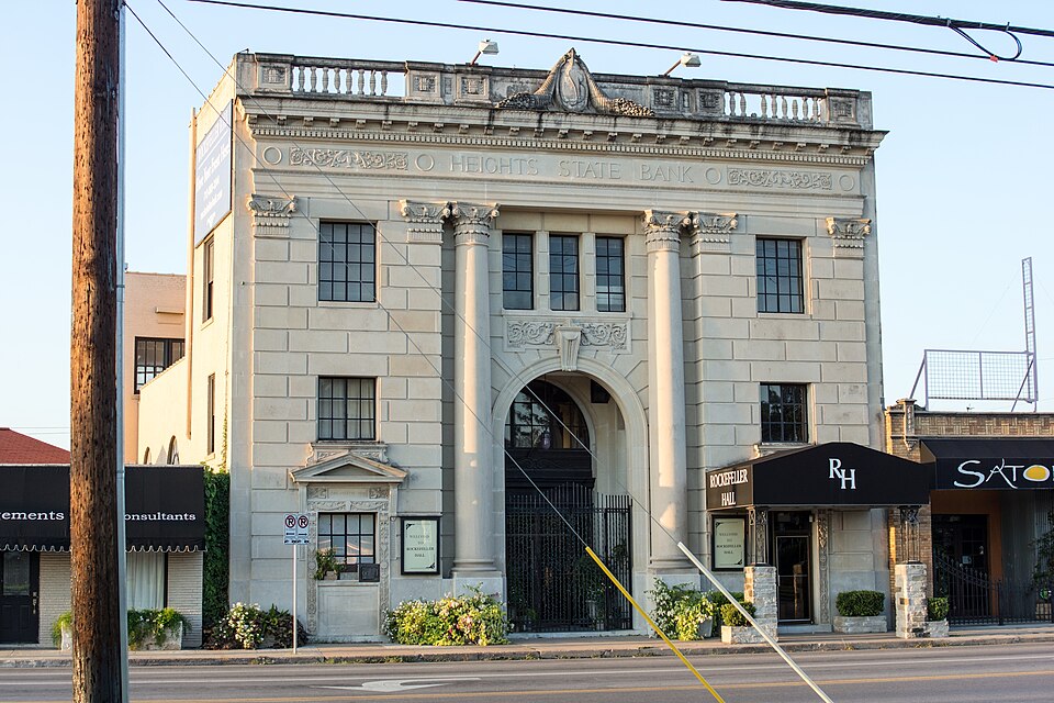 Photograph of Heights State Bank Building