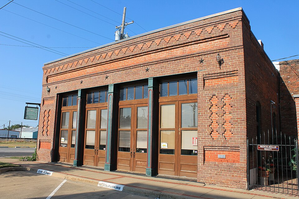 Photograph of Terrell Times Star Building