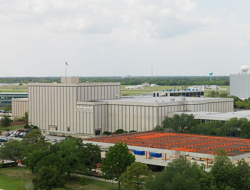 Photograph of Christopher C. Kraft Jr. Mission Control Center