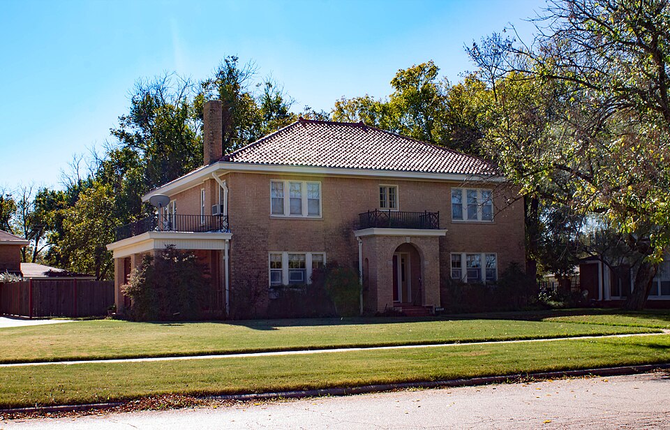 Photograph of Bunkley, Dr. E. P., House and Garage