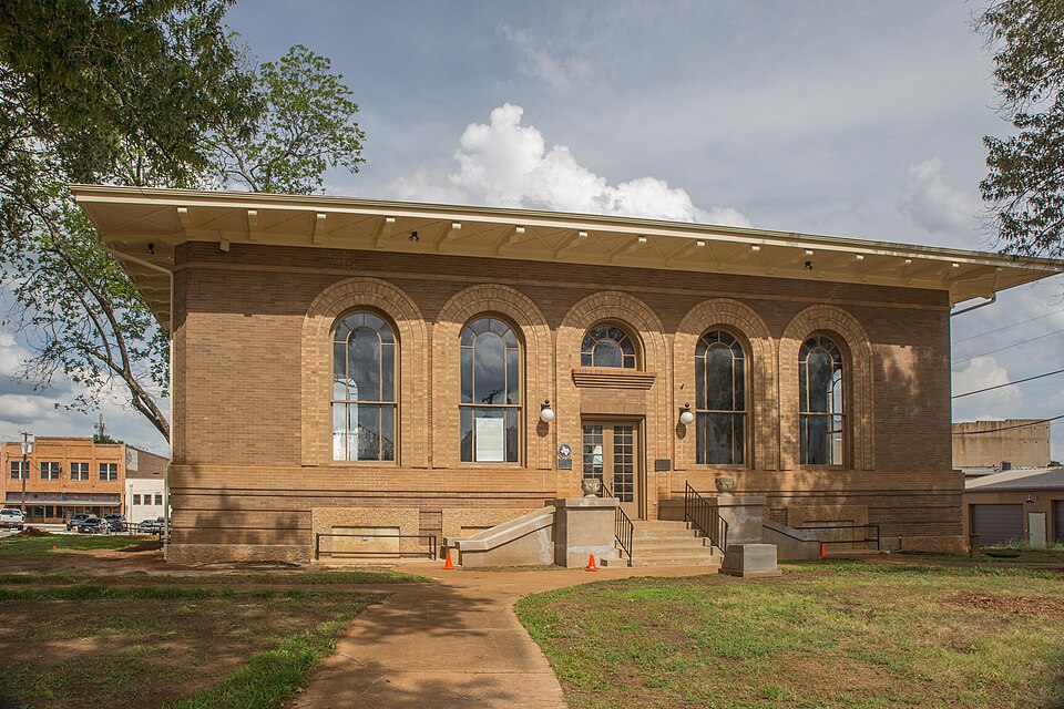 Photograph of Palestine Carnegie Library