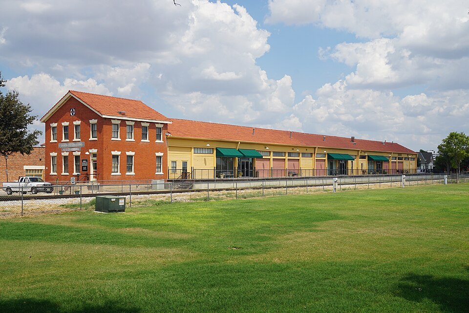 Photograph of Santa Fe Railway Freight Depot