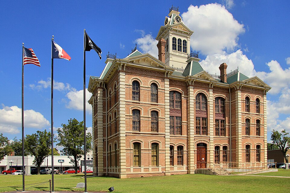 Photograph of Wharton County Courthouse Historic Commercial District