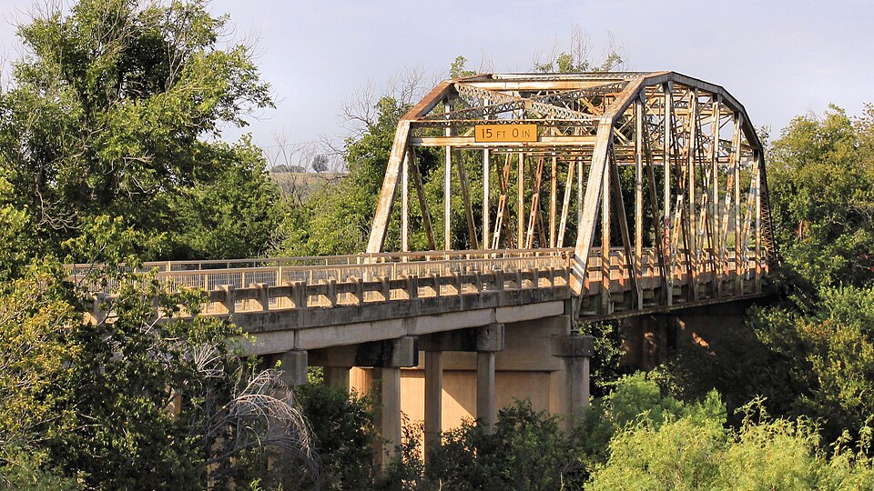 Photograph of State Highway 23 Bridge at the Clear Fork of the Brazos River