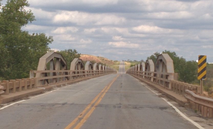 Photograph of State Highway 79 Bridge at the Red River