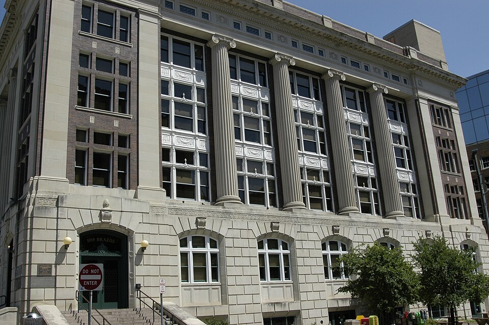 Photograph of 1918 State Office Building and 1933 State Highway Building